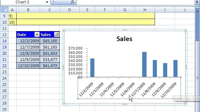 Excel Dynamic Chart #3: Table Feature (Excel 2010 / 2007) List Feature (Excel 2003) смотреть онлайн