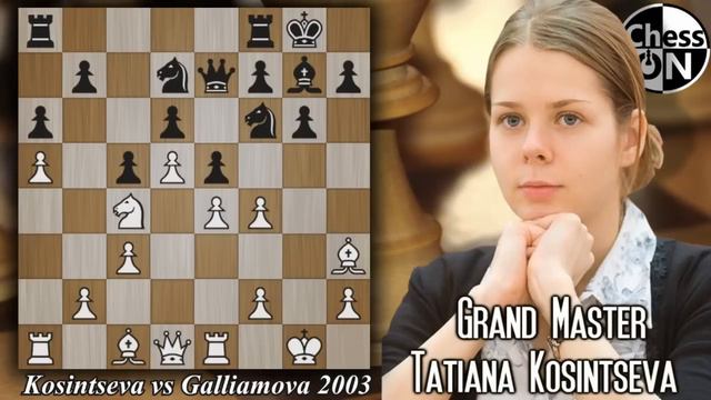 Game of the Day! Kosintseva vs Galliamova 2003 смотреть онлайн