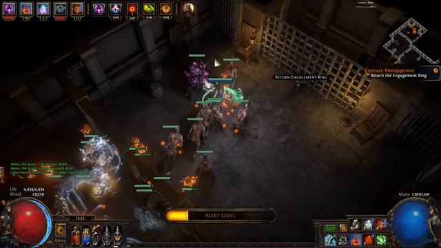 Path of Exile Heist playthrough: Contract "Disengagement" (Tullina 2/2) смотреть онлайн