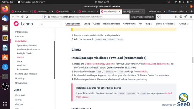 02 - Lando: Instalando Docker en Ubuntu смотреть онлайн
