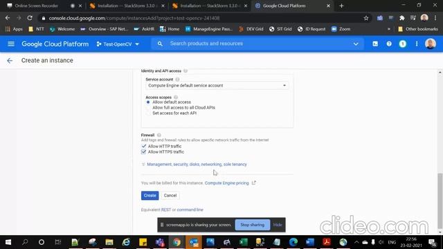 Create CentOS VM in Google Cloud Platform. смотреть онлайн