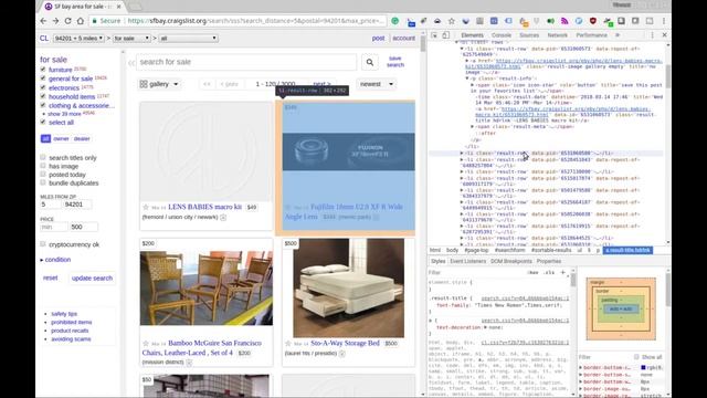 Craigslist Scraper with Python and Selenium: Part 2 смотреть онлайн