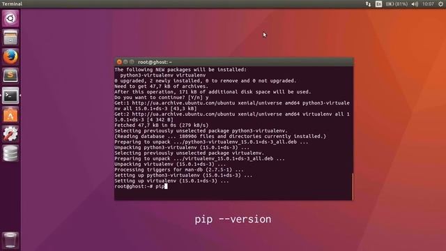 How to install and use Virtualenv on Ubuntu 16.04 смотреть онлайн