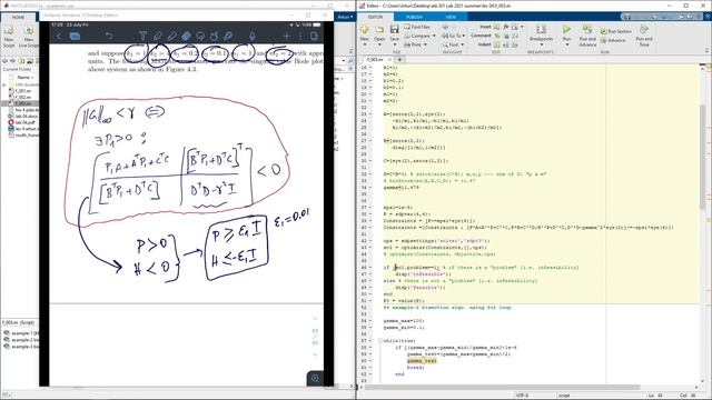 H infinity norm LMI condition part-3 смотреть онлайн