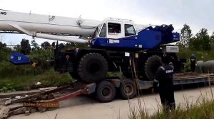 Погрузочный КРАН TADANO GR-500 EX Transport с тележкой FAW 6x4 FD420TH - МОБИЛЬНЫЙ