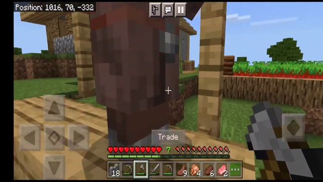FOUND A VILLAGE IN MINECRAFT SERVIVAL SERIES #2 IN MOBILE смотреть онлайн