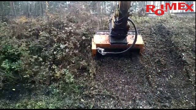 Kosiarka bijakowa GK150 na koparkę Atlas 1604ZW - Koszenie torowisk смотреть онлайн