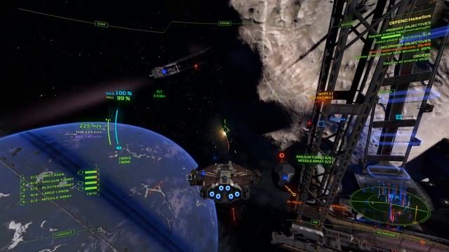 Infinity: Battlescape - Battle for HEBELLOS Station // Space Combat Game смотреть онлайн