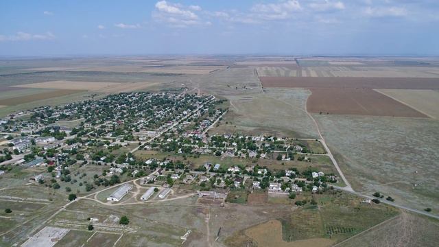 Крым, с. Добрушино, Сакский район, купить дома, участки ИЖС и сельхоз, вид с высоты птичьего полета смотреть онлайн