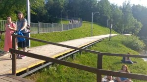 Левобережный пляж Москва