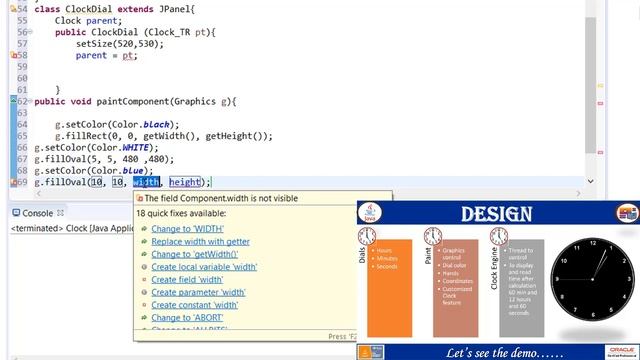 Live Implementation & Demonstration of Analog & Digital Clock in Swing GUI| Swing GUI| @TechRanch смотреть онлайн