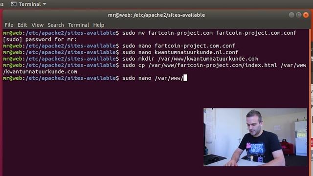 Host FREE website @ Home 3 - Configure multiple Apache2 sites смотреть онлайн