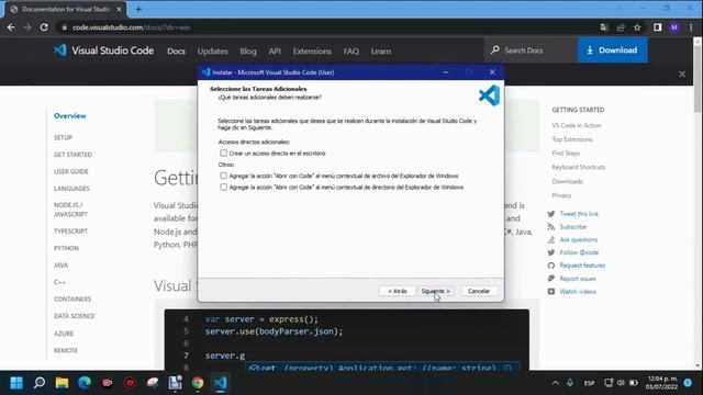 Instalando Visual Studio Code смотреть онлайн