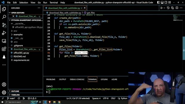 Python Download All Files with Subfolders from SharePoint Using Office365 Rest Package Part 7 смотреть онлайн