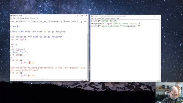 Three examples of how to input() in Python ... fundamental user interaction смотреть онлайн