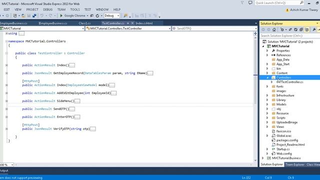 Part 54- Repository Pattern - 1 - Adding Business Layer | Step by step Asp.net MVC Tutorial смотреть онлайн