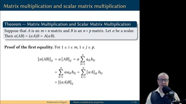 Matrix Multiplication Properties PROVED | FREE Linear Algebra Course смотреть онлайн