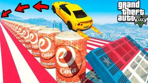 МОЖНО ЛИ ПЕРЕПРЫГНУТЬ 100+ БАНОК КОКА КОЛЫ ЭКСПЕРИМЕНТ В ГТА 5 МОДЫ! ОБЗОР МОДА В GTA 5! ИГРЫ ВИДЕО