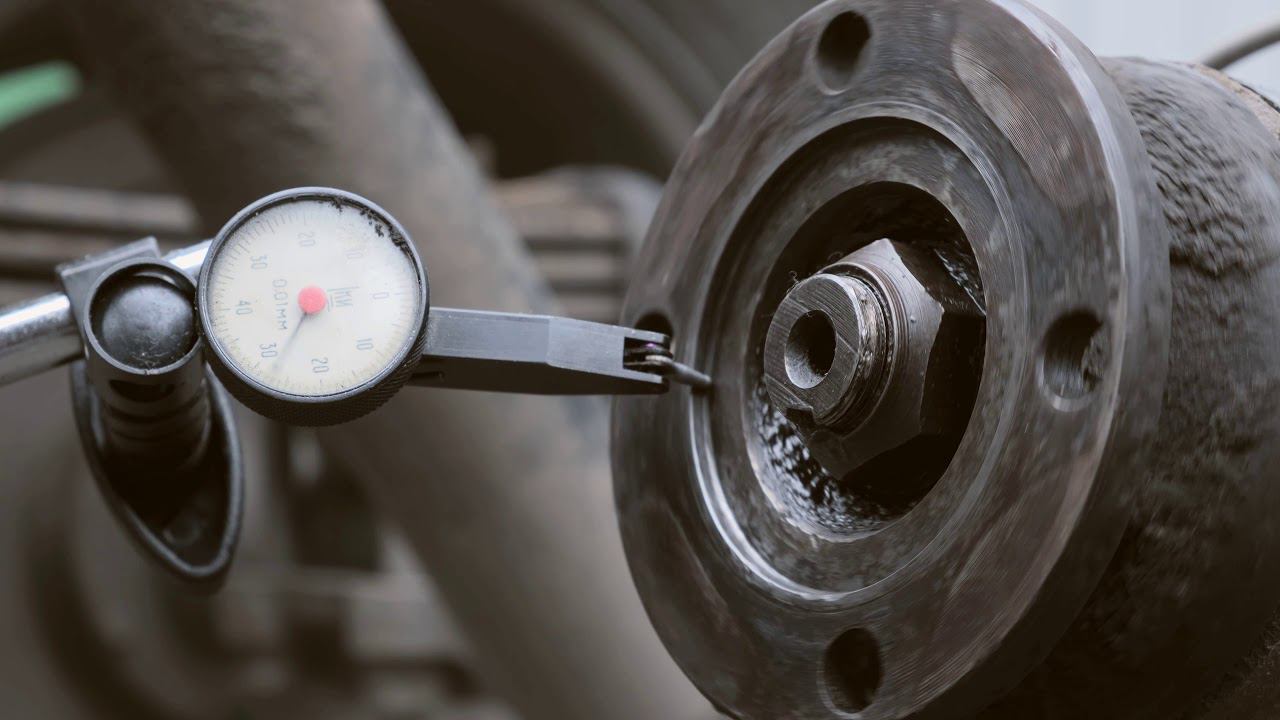 Проверка фланцев УАЗ на биение. смотреть онлайн