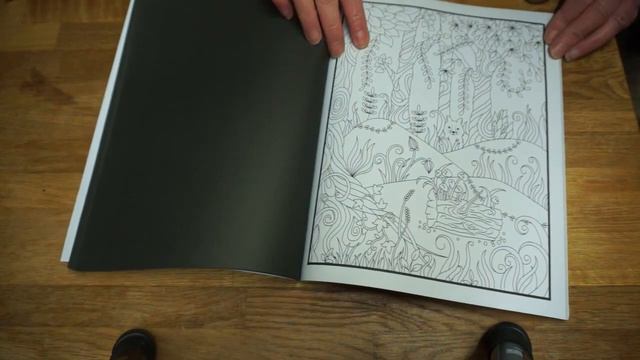 Magical Forest An Adult Coloring Book Jade Summer Flip Through смотреть онлайн