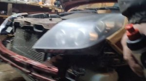 Как отполировать фары Опель Вектра С  ( OPEL VETRA C ) ВИДЕО № 1