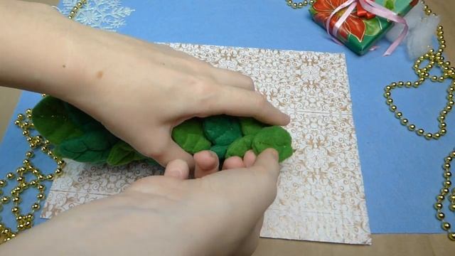 Как сделать ЕЛКУ из ткани для кукол DIY смотреть онлайн
