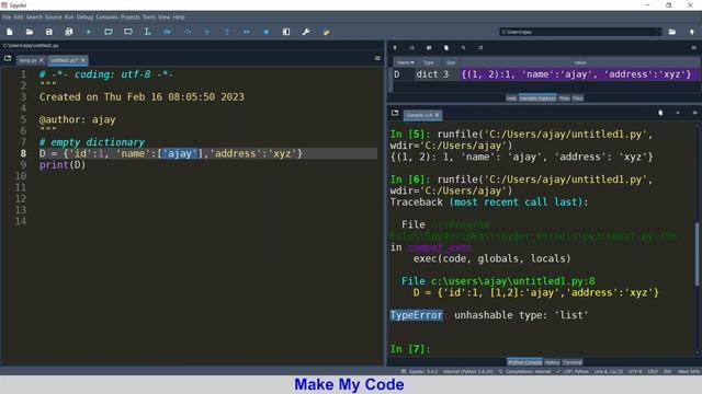 #33 Dictionary datatype in Python ? смотреть онлайн