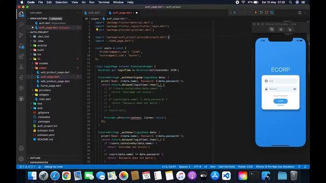 FLUTTER 57 Authentication - Login & Register (Tutorial Flutter Bahasa Indonesia) смотреть онлайн