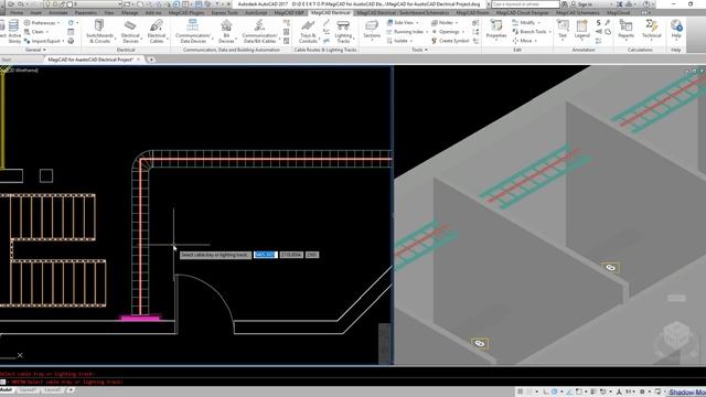 MagiCAD for AutoCAD - Electrical New Project смотреть онлайн
