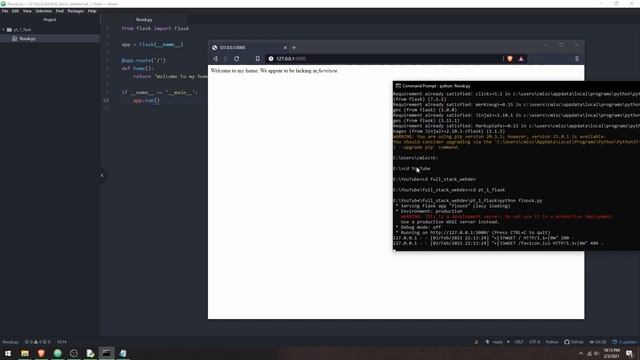 Python Webdev #1 - Flask смотреть онлайн