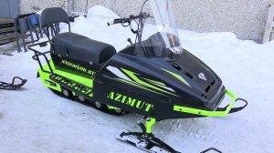 Снегоход Азимут. Покатушки. Обзор особенностей.