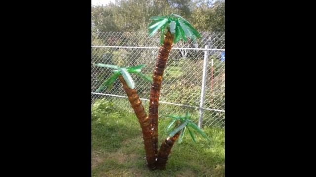 Пальма из пластиковых бутылок для сада, дачи и огорода смотреть онлайн