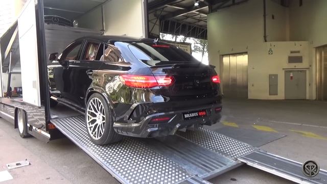 BRABUS GLE 850 6.0 Biturbo Coupe - Cold Start & REVS!