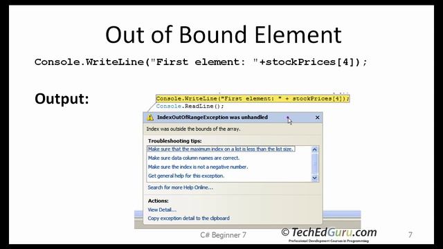 C# Beginner 6 - Arrays смотреть онлайн