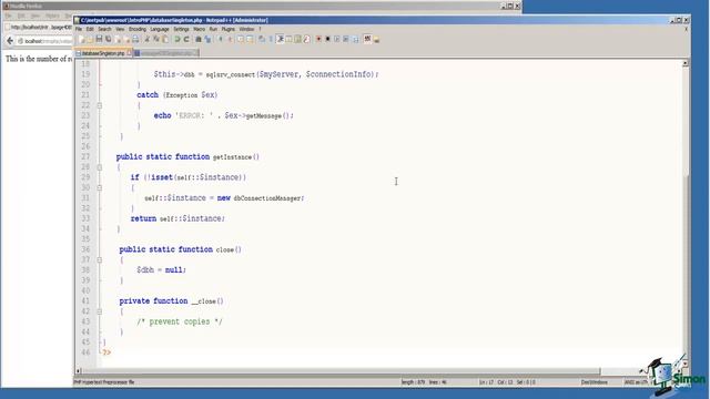 043 Singleton Pattern Demo | #PHP #Programming Training #Course смотреть онлайн