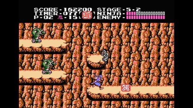 Dendy (Famicom,Nintendo,Nes) 8-bit Ninja Gaiden 1 Act 5