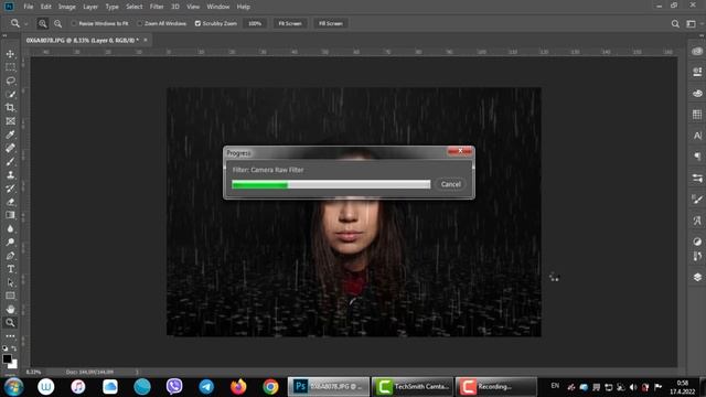 Adobe Photoshop CC - Rain. Адобе Фотошоп ЦЦ - КИША.