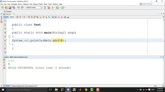 Taking input on the Console and the Math Class in Java смотреть онлайн
