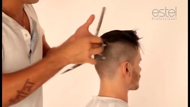 Мужская стрижка, косметика ESTEL