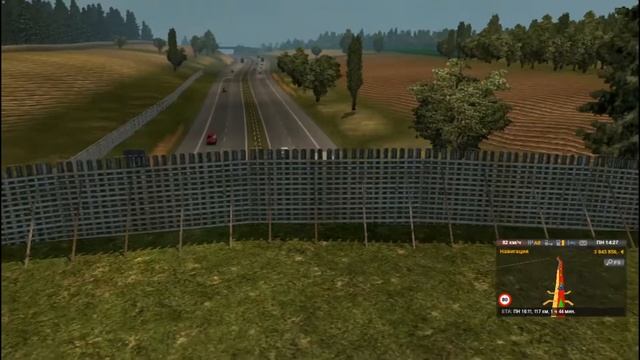 ETS2 1 31 Один рейс на VOLVO F88 Euro Truck Simulator 2