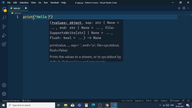 Python Course (first program in python)? смотреть онлайн