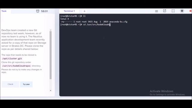 Git Clone Repositories | kodekloud tasks | Devops | git смотреть онлайн