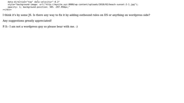 DevOps & SysAdmins: IIS outbound wordpress site URL in css смотреть онлайн