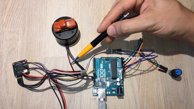 Arduino Brushless DC Motor (BLDC) FOC Control Part 2 - Closed Loop Control Servomotor