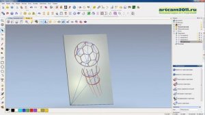 Курс обучения программе ArtCAM 2011. Урок № 22 Гравировка по средней линии, объединение траекторий