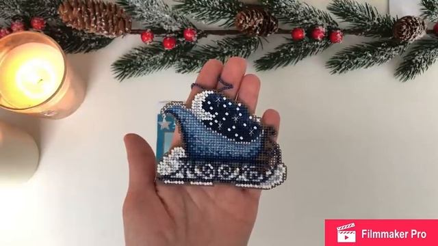 Вышивка крестом. Новогодние старты. смотреть онлайн