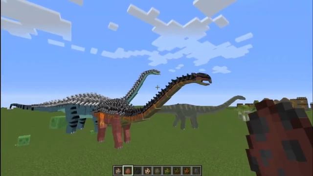 Minecraft JAVA Jurassic world Reborn Mod Dinosaur Showcase (1K VIEWS!1!1!1!) смотреть онлайн