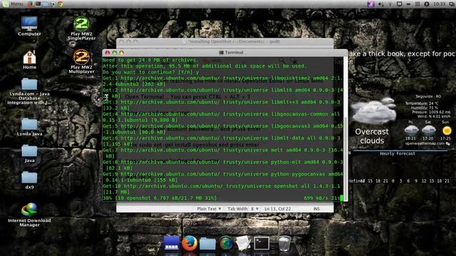 How to install OpenShot Video Editor on Linux Mint/ Ubuntu смотреть онлайн