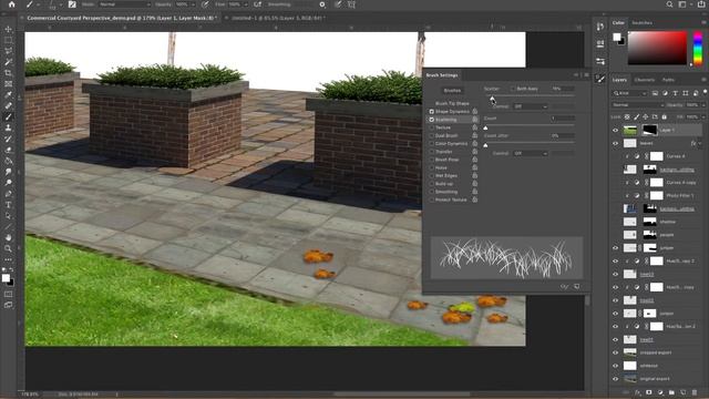 Inserting Grass in Photoshop Perspectives смотреть онлайн