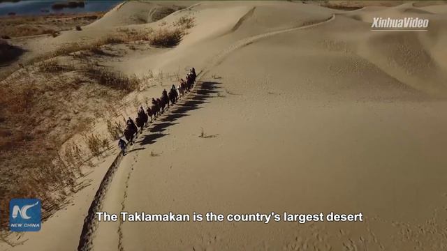 Chinese explorer crosses Taklamakan Desert on foot in 61 days смотреть онлайн